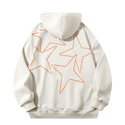 维动连帽卫衣男国潮运动休闲宽松上衣春季加厚长袖套头篮球服闪星