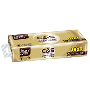 洁柔10卷180克4层有芯卷纸