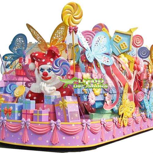 公园景区大型巡游花车制作花车彩车厂家活动巡游花车彩车公司