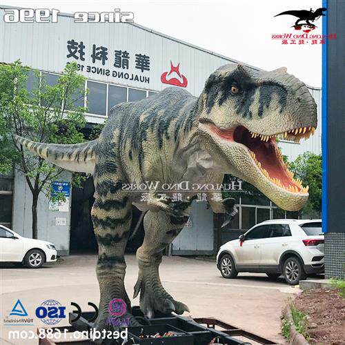大型仿真硅胶机械电动霸王龙专业恐龙制作厂家侏罗世纪公园儿模型