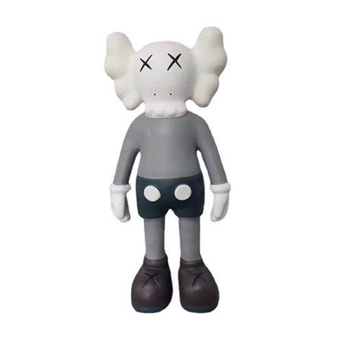 芝麻街卡通公仔玻璃钢雕塑摆件客厅售楼处网红落地暴力熊门神