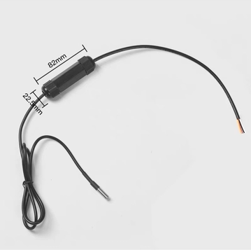 DS18B20_RS485 Modbus-RTU通信传感器线长1米485线长0.5米稳定