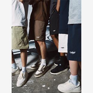 STA X RMD夏季国潮原创SR美式复古尼龙短裤宽松休闲裤潮流短裤男