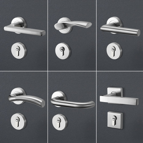 “304不锈钢门锁”室内卧室门锁门锁门锁门锁磁性静音木门锁