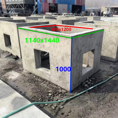 混凝土预制人手孔井电缆接线井直通人孔井电缆过线井强弱电监控井