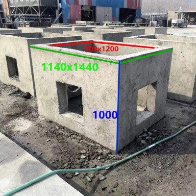 混凝土预制人手孔井电缆接线井直通人孔井电缆过线井强弱电监控井
