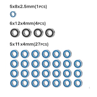 田宫1/14拖头系列Scania620 MAN 56336/56301/56356通用橡胶轴承