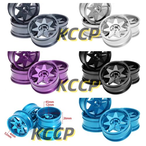 KCCP RC 1/10 京商金属轮毂 YOKOMO樱花D5田宫TT02漂移轮毂YX-001