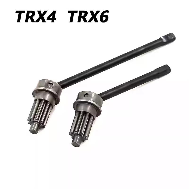 KCCP TRAXXAS金属CVD前部门桥驱动输入轴 重型 TRX-4/TRX-6攀爬车
