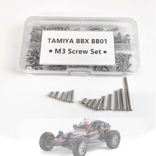 田宫RC TAMIYA BBX BB01螺丝套件 模型车M3内六角螺丝套装A2