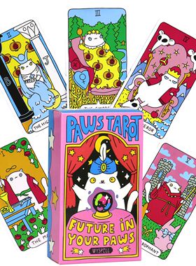魔咒猫塔牌 Wyspell Cat Tarot爪子塔牌未来在你手中