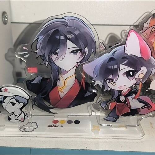 CountryHumansCH国拟立牌瓷俄美周边创意拆拆乐三插立牌摆件
