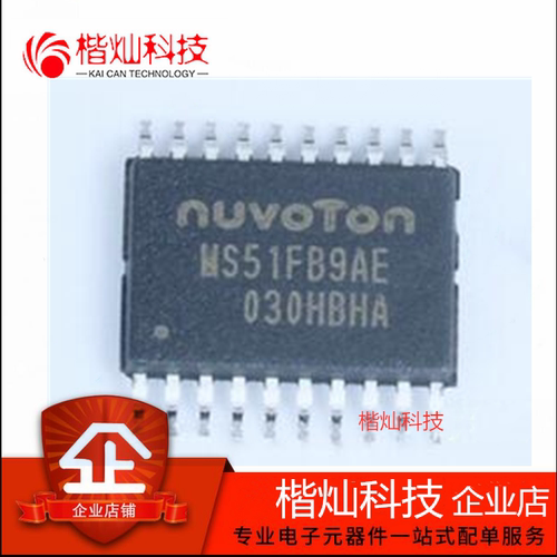 MS51FB9AE TSSOP20 原装进口 8位微控制器 兼容替代N76E003AT20
