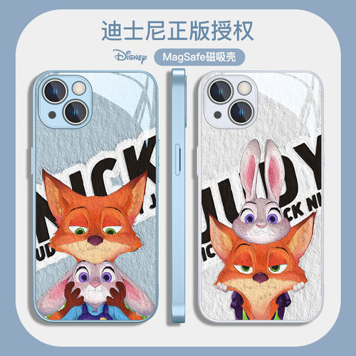 疯狂动物城手机壳磁吸朱迪尼克