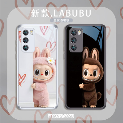 创意偷看labubu拉布布情侣手机壳