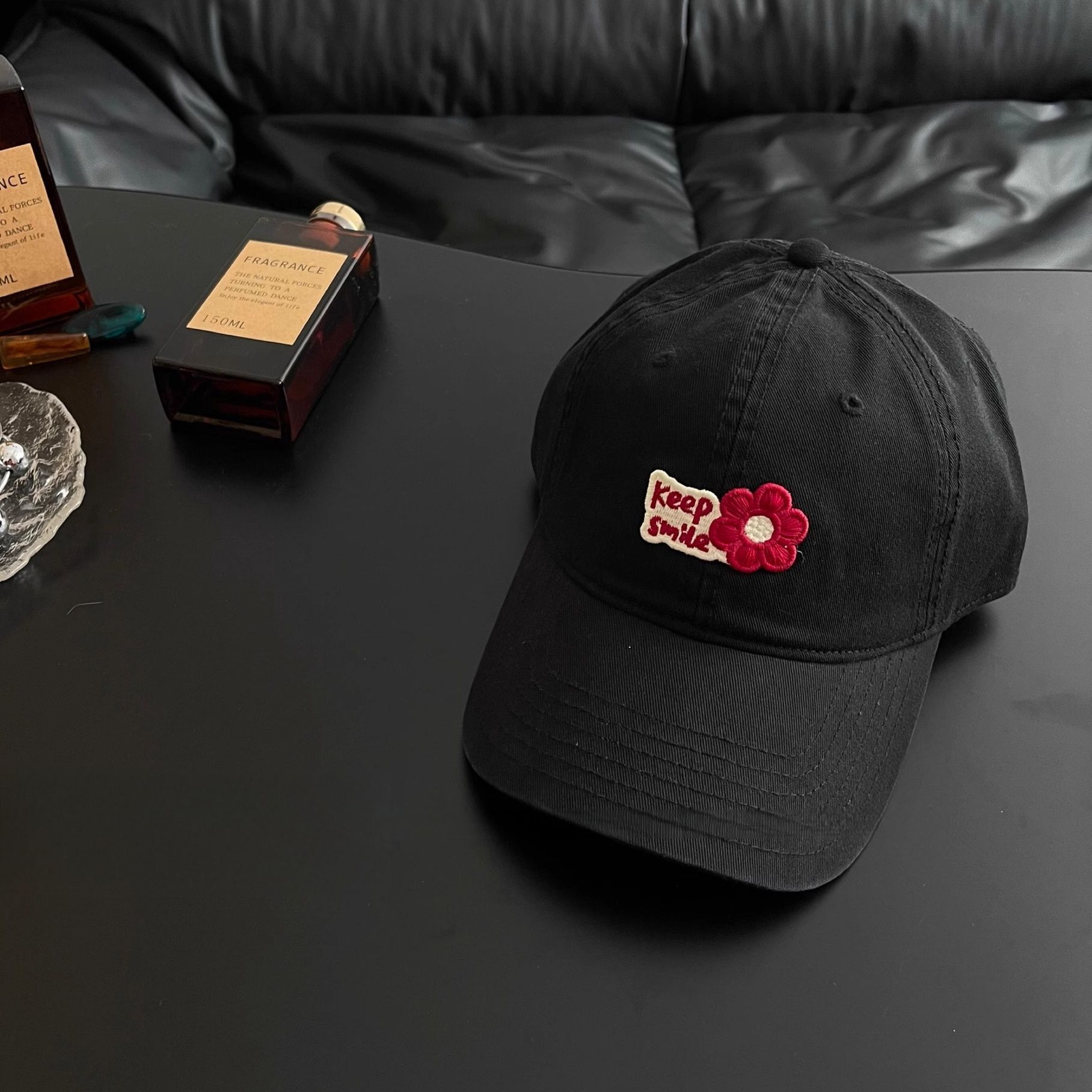 2025新款韩系甜美小花朵棒球帽