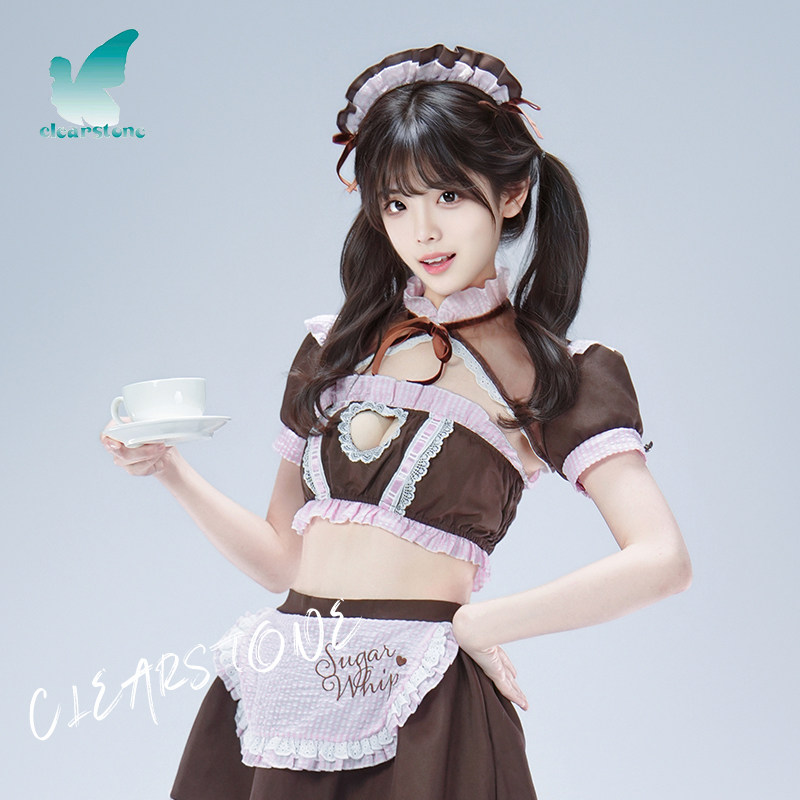 【现货秒发clearstone】情人节巧克力女仆粉棕 甜美日系套装正版,模玩/动漫/周边/娃圈三坑/桌游,lolita洛丽塔连衣裙,淘宝优惠券,粉丝福利购,淘宝优惠卷
