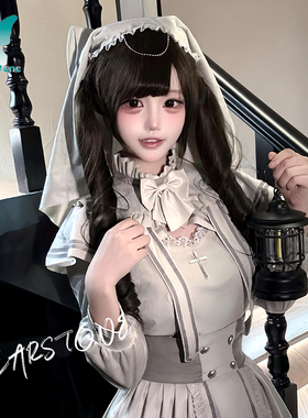【现货秒发clearstone】万圣节猫猫修女仆达斯蒂康菲猫套装裙正版