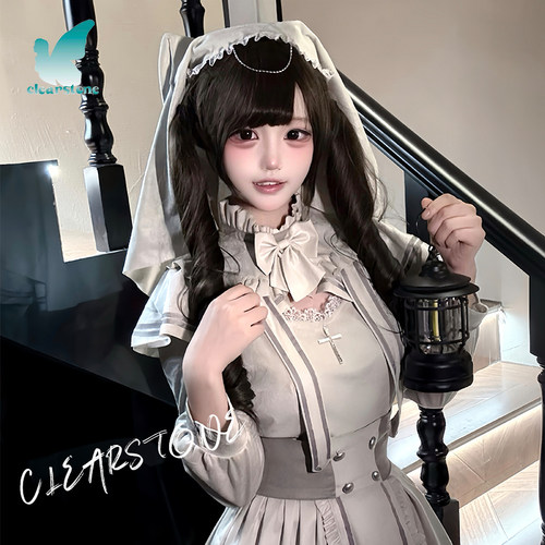 【现货秒发clearstone】万圣节猫猫修女仆达斯蒂康菲猫套装裙正版