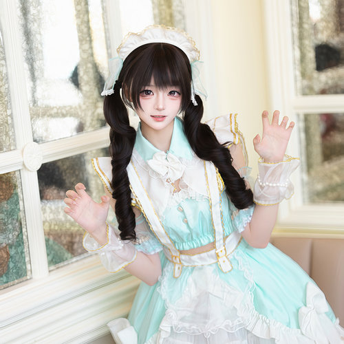 【clearstone】日牌恩娜子20周年女仆短款Cosplay日系薄荷绿正版