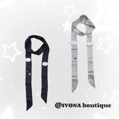 IVONA【萌萌天使^】原创diy小众亚文化Y2k辣妹风波点翅膀丝巾配饰