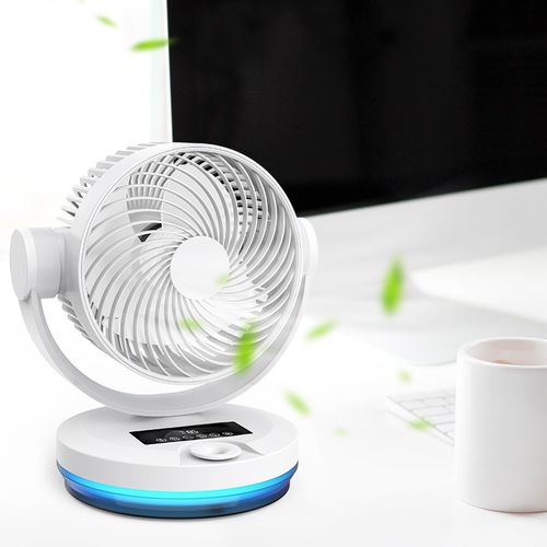 空调循环风扇电风扇家用宿舍遥控式电扇夏天大风力加湿降温风扇