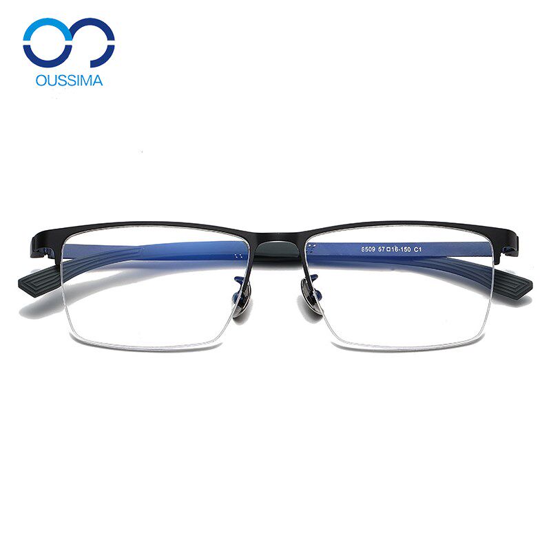 纯钛运动眼镜h框架男大脸半框可配镜片近视篮球超轻防滑眼睛镜框