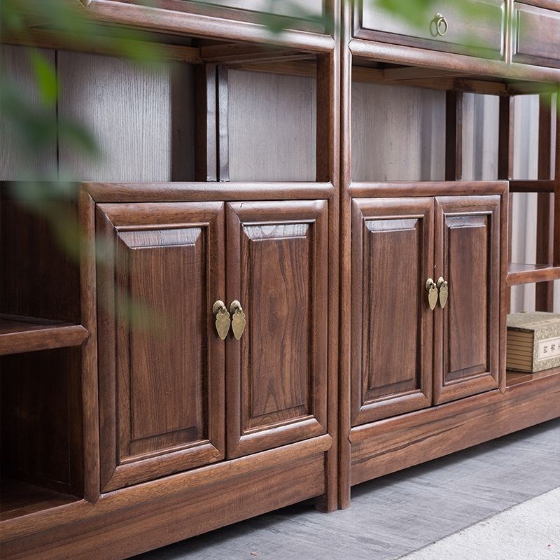 博古架实木新中式多宝w阁茶叶具展示柜摆件隔断置物架