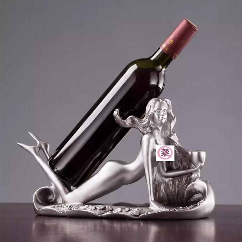 新品欧式美女红酒架酒柜装饰品摆件 家居客I厅玄关电视柜房间布置,家居饰品,落地摆件,淘宝优惠券,粉丝福利购,淘宝优惠卷
