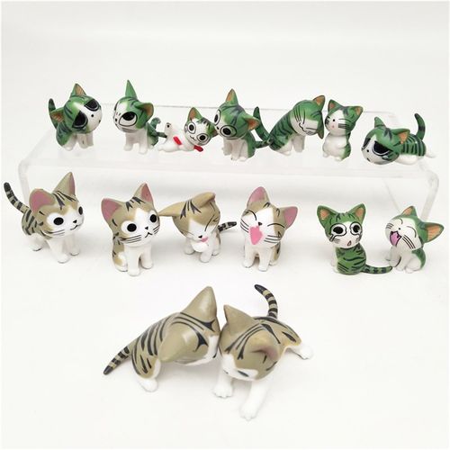 现货 可爱甜甜猫 私房猫嗨怒怜萌小E奇4款起司猫闪光挂件 动漫玩