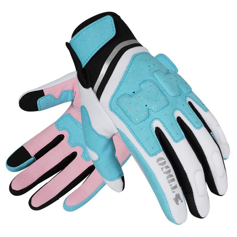 自行车骑行手套全指单车摩托车手套长指男女夏春秋冬季.触屏山地