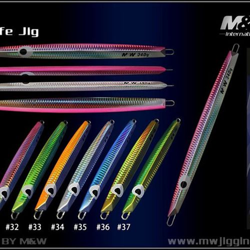 爱默达MW修罗刀铁板路亚 40-440克 3H1#-38#多色可选 海钓假饵