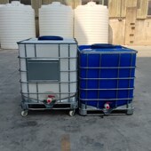 厂家食品级PE1000L吨桶D塑料桶大号铁架方桶加厚耐酸碱