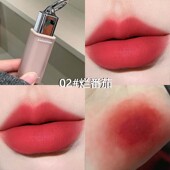 丝绒氛围感空气雾色唇釉黄皮显白粉嫩减龄元 气钥匙扣口红kakashow