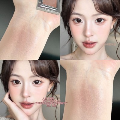 凝雾柔晕腮红膏低饱和氛围感面部提亮显白哑光单色腮红HERORANGE