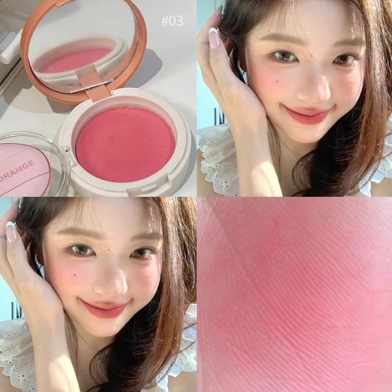 轻彩甜心亮颜腮红膏清透自然裸妆女学生党平替甜妹胭脂HERORANGE