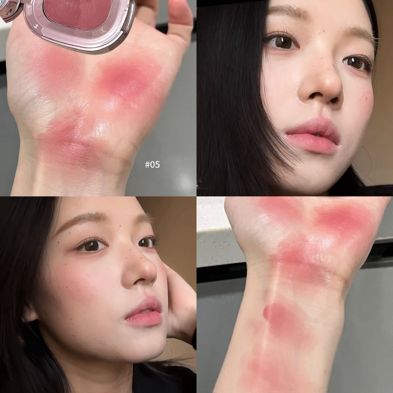 柔缎幻雾多用膏低饱和自然收缩淡颜秋冬裸妆修容腮红膏HERORANGE