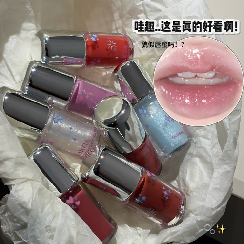 霏汐小胖墩水啵啵唇蜜清透细闪