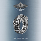 新款 ROCKRIDE水瓶座戒指 重生十二星座气质高级男925银送礼 新品