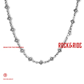 自由十字章项链 ROCKRIDE 银配链素链节日男友送礼 礼物推荐