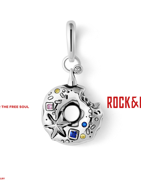 [新品]ROCKRIDE 自由甜蜜星芒吊坠 未来乐园项链男女款925银高级