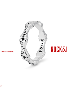 [新品]ROCKRIDE 自由涂鸦怀抱戒指 未来乐园新款男女款925银送礼