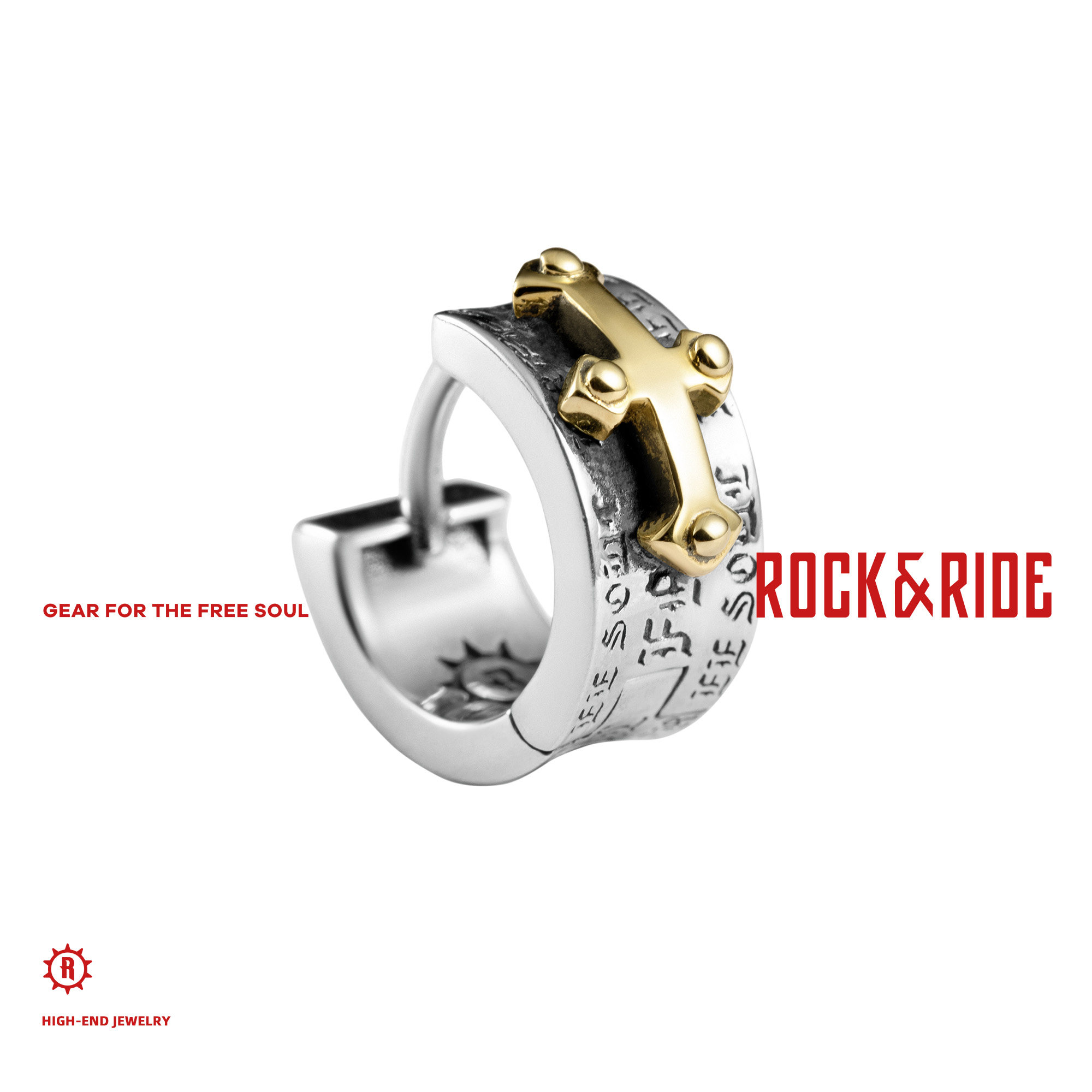 ROCKRIDE上帝之眼耳钉925纯银