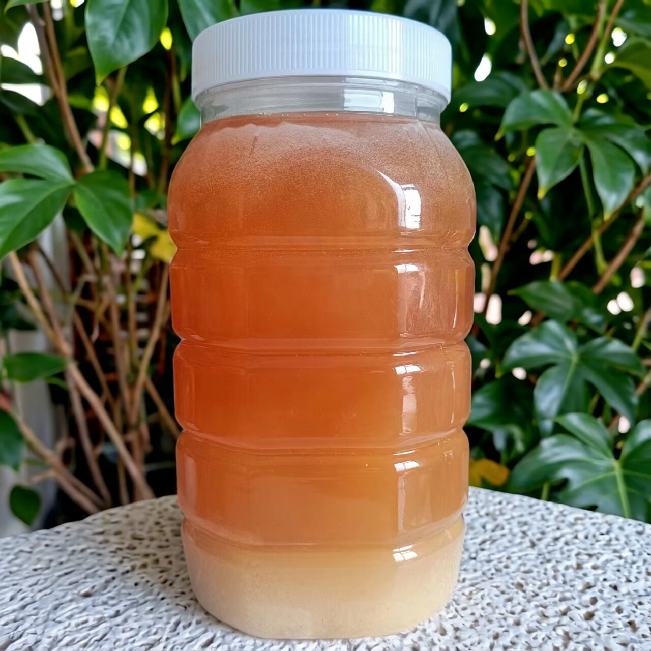 玻璃瓶蜂蜜纯正天然野生农家自产百花结晶土蜂蜜固态蜜蜂巢蜜老巢