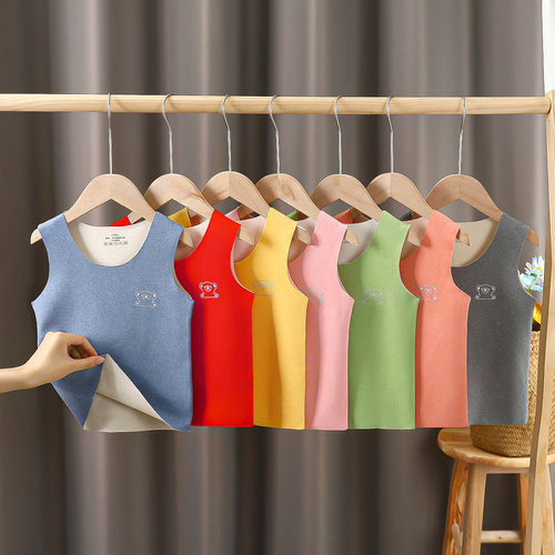 儿童德绒背心怡饰美吊带