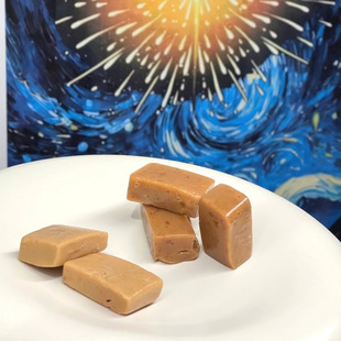 慢熬超费时 膳食纤维200%姜奶糖100g低卡手作 考拉du家 无糖益生元