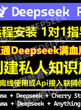 Deepseek本地部署远程创建个人知识库硅基流动api接入满血版联网