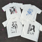 Erole T恤t 印花短袖 New vintage230g复古单缝线磨破做旧直喷数码