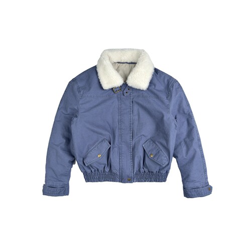 EssorNovus 26FW 水洗法工蓝可拆卸毛领结构建材棉服一件过冬