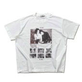 ‘Nana’ new vintage230克贴布绣单缝线数码 Erole 印花破坏短袖